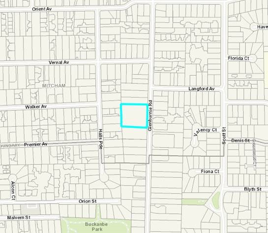 map of 42-48 Glenburnie Rd Mitcham