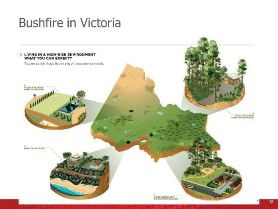 Bushfire in Victoria Graphic