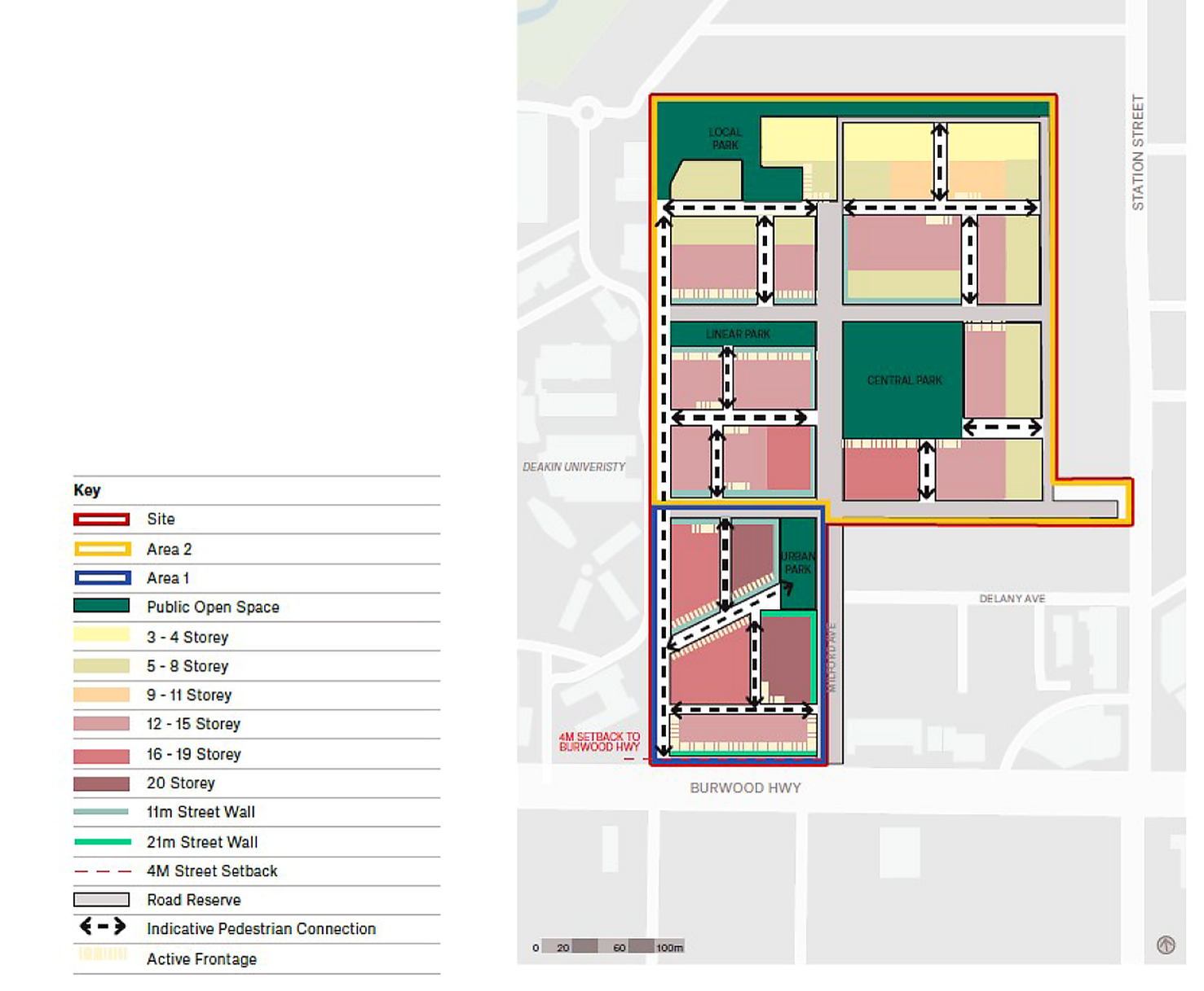 Proposed Use and Development Framework Plan 