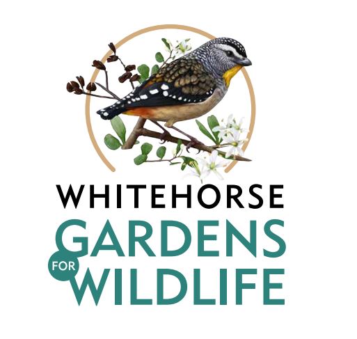 Logo Gardens for Wildlife with small bird