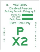 Category 2 Disabled Permit