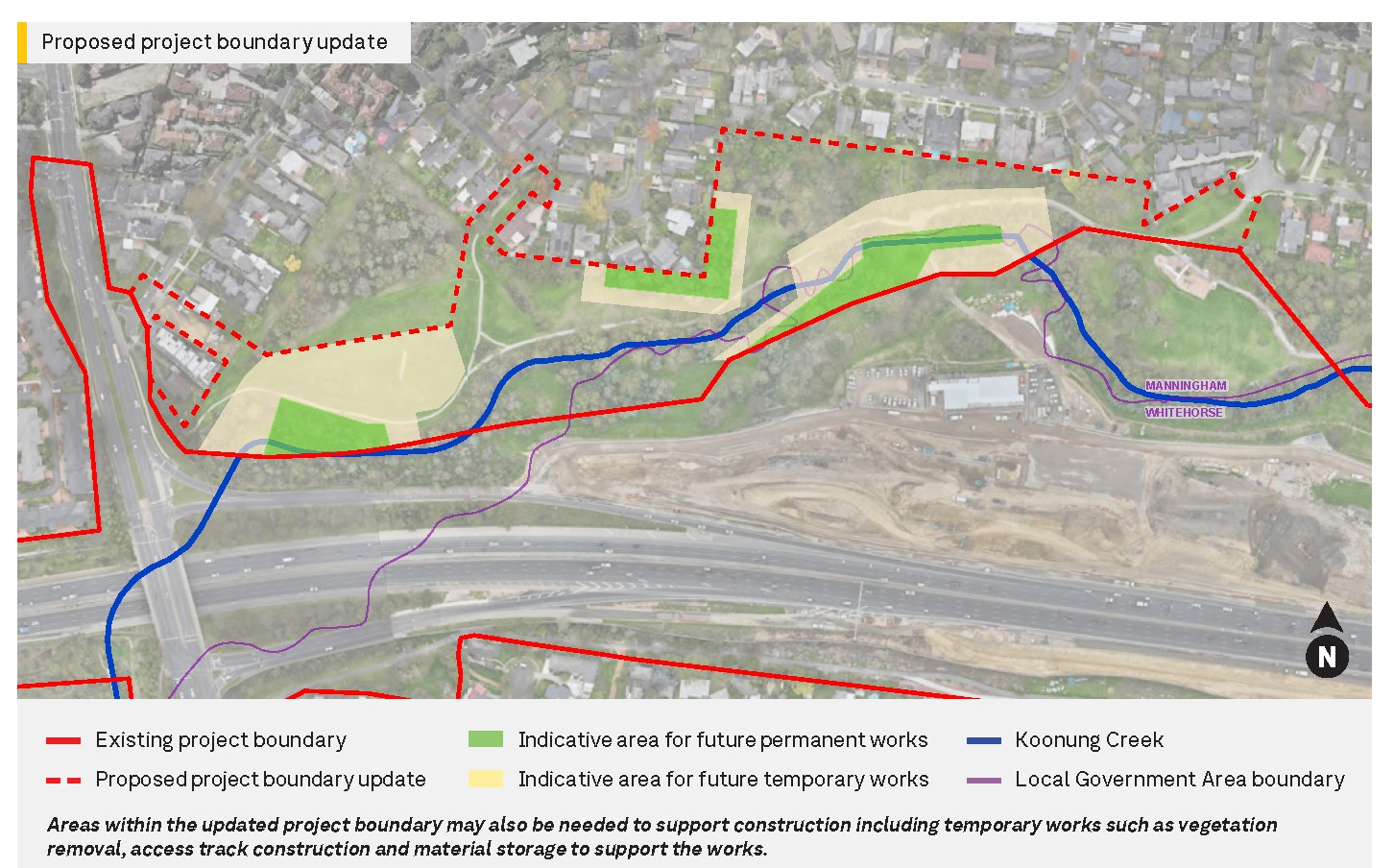 extract from Fact Sheet – Tram Road Reserve and Koonung Linear Park, Box Hill North (Eram Park)