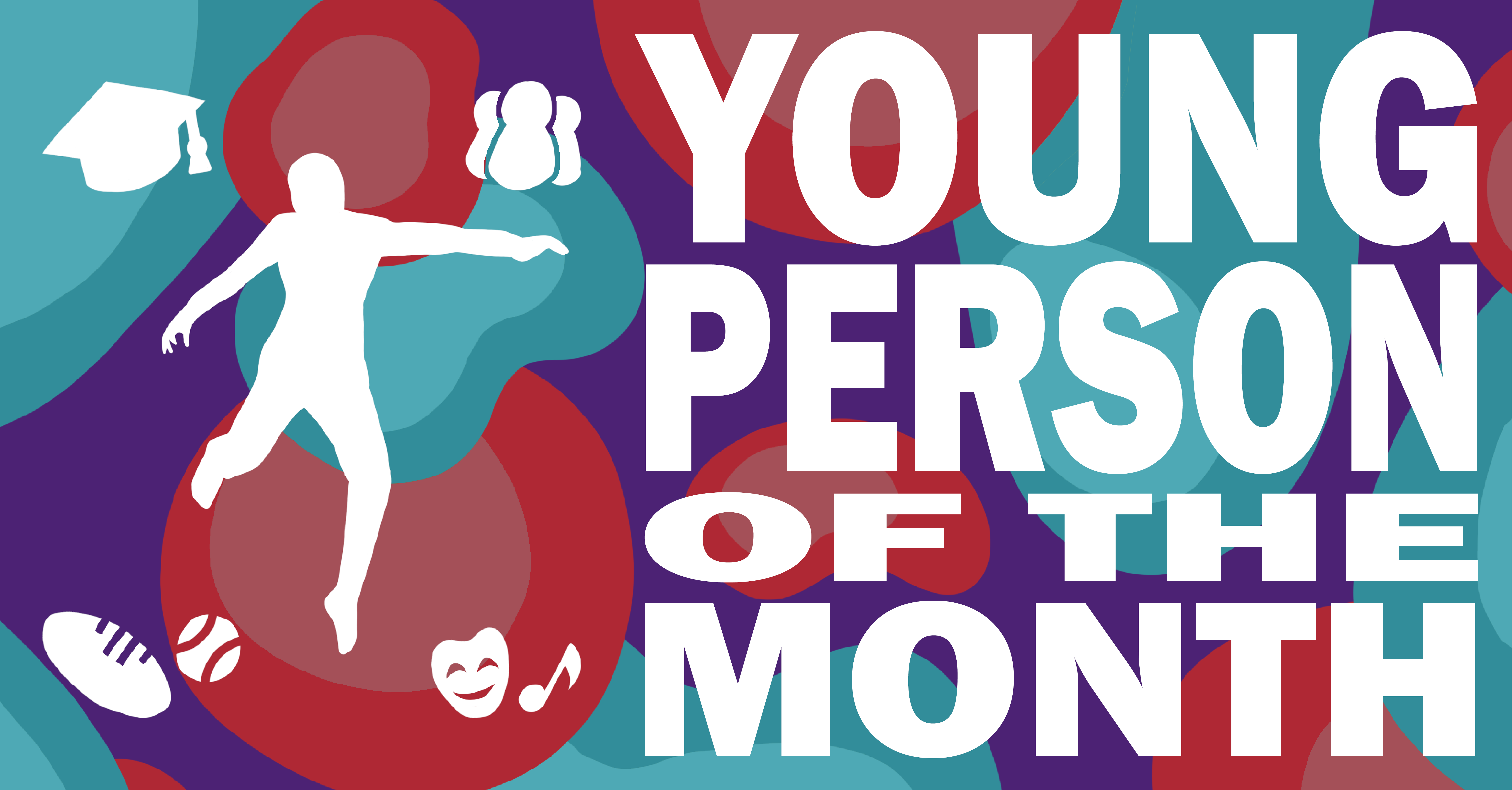 promotional logo for Young Person of the Month Award