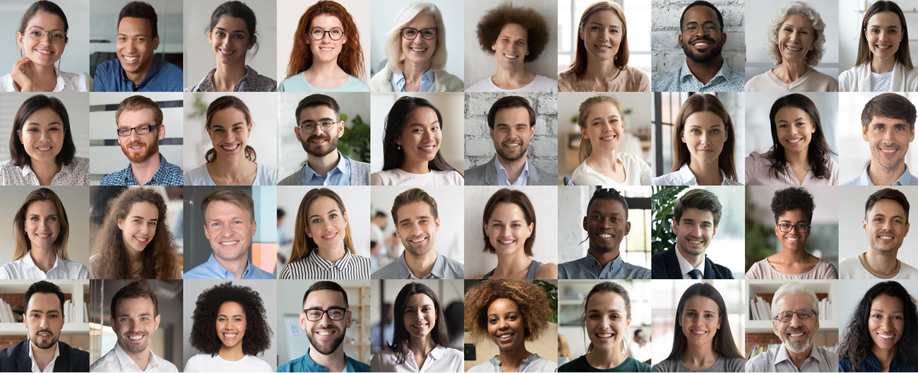 Photos of faces