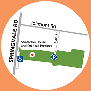 Strathdon house parking map