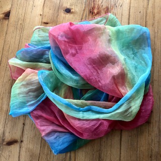 playing with scarves