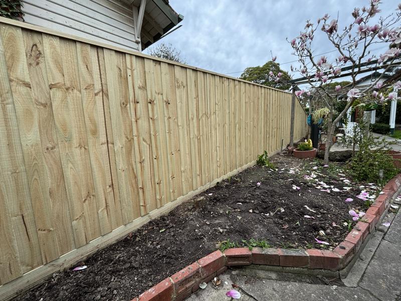 Bare garden bed