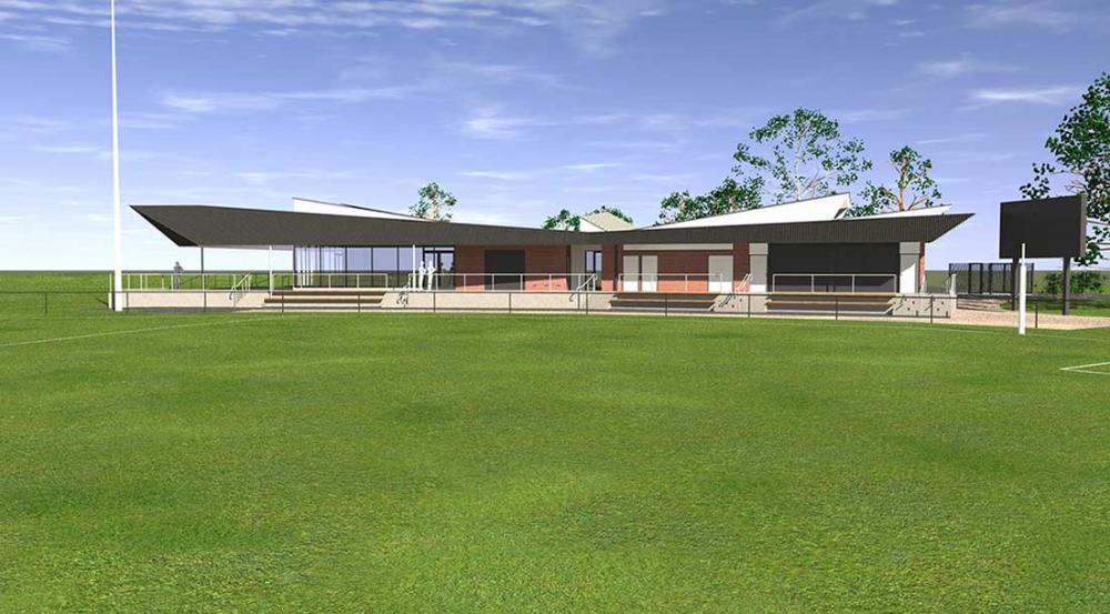 Heatherdale Reserve Pavilion - artist impression