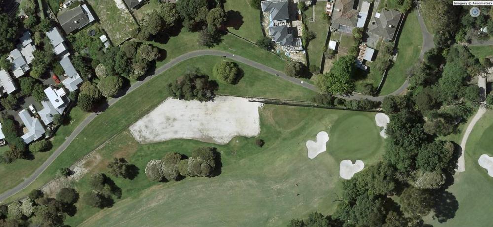 Drone footage of the gardiners creek national tree day site before planting