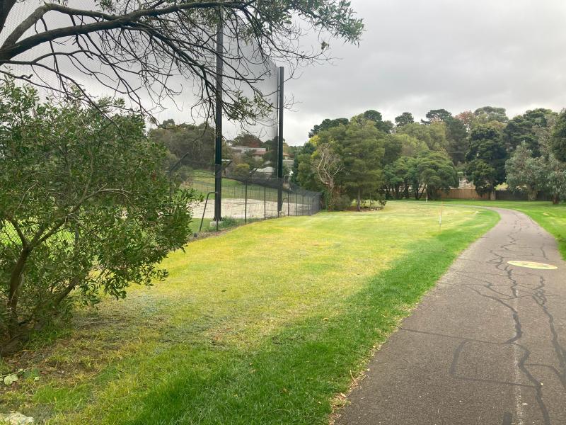 Before photo of the national tree day site, located at the eastern end of gardiners creek trail