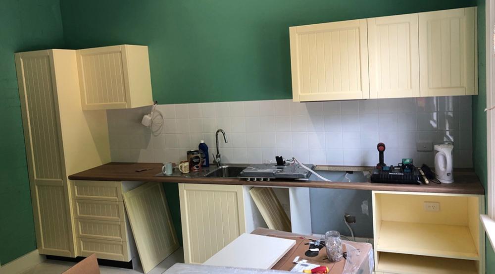 Almost completed renovated kitchen. November 2021