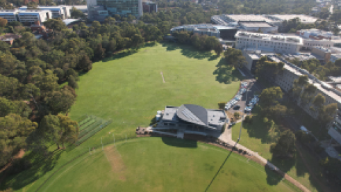 Bennettswood Reserve aerial shot