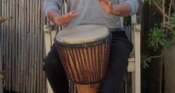 man drumming 