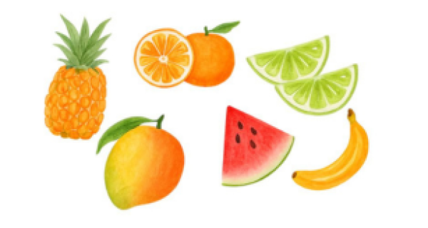 BHCAC- Water colour fruit