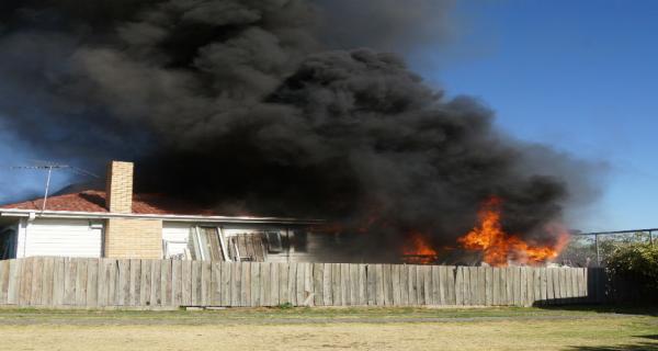 Photo of house Fire