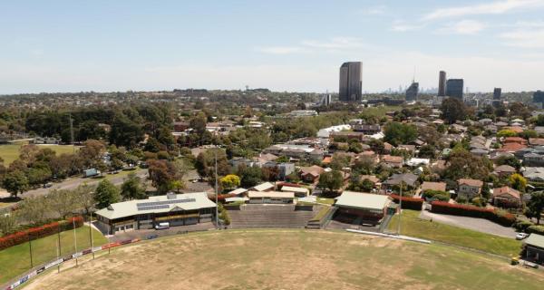 Box Hill City Oval lighting 