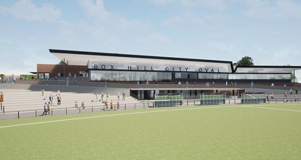 Box Hill City Oval new pavilion