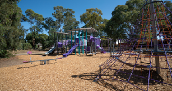  Climb, swing and play at Highbury Park Play Space