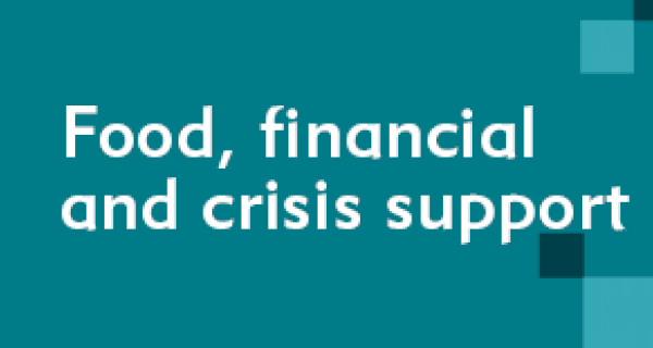 Coronavirus - food, financial and crisis support