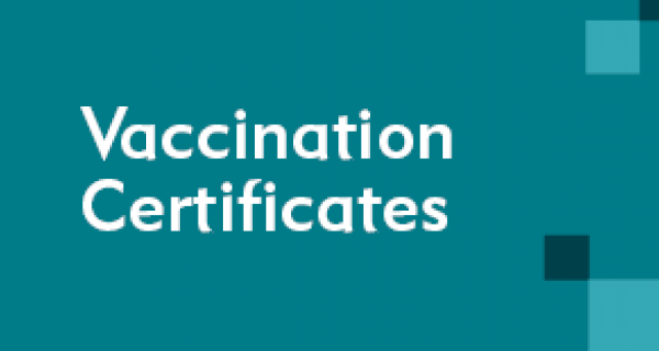 Vaccination certificates