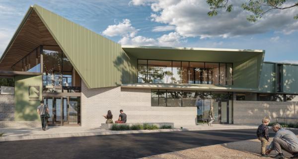 Render of East Burwood Reserve South Pavilion