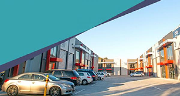 cars parked in industry area