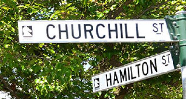 street signs in Mont Albert