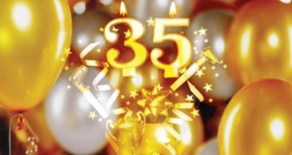 U3A 35th Anniversary candles