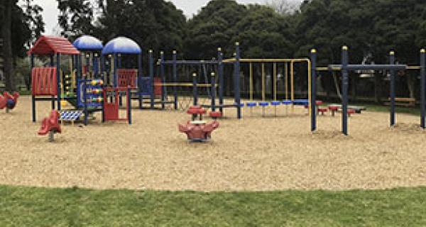 play equipment at Slater Reserve