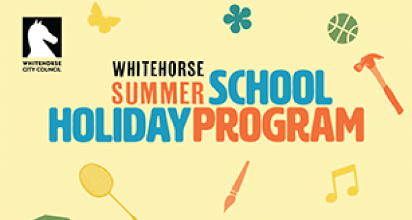 Graphic of school holiday program