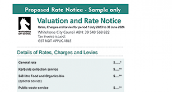 Example rates bill