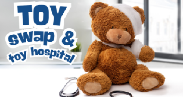 Toy swap and hospital