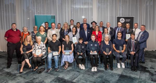 Whitehorse Sports Awards 2024 winners with Councillors