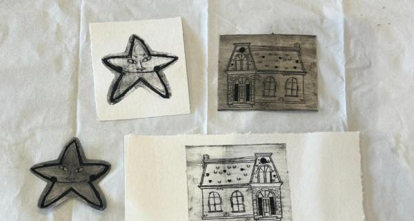 Art made through a pasta maker