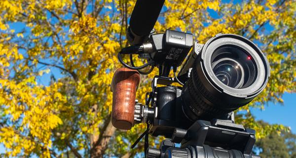 Camera ready to film