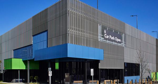 Harrow Street of the completed project development of the carpark