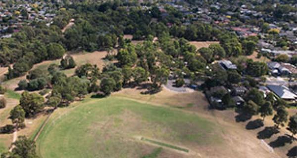 overhead view of Mirabooka, orchard grove, fulton reserve