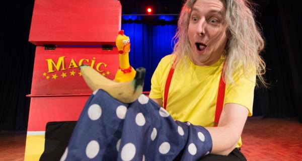 Magician doing tricks 