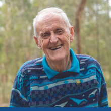 David Inglis smiles at camera