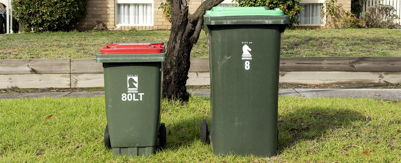 Images of bins out for collection
