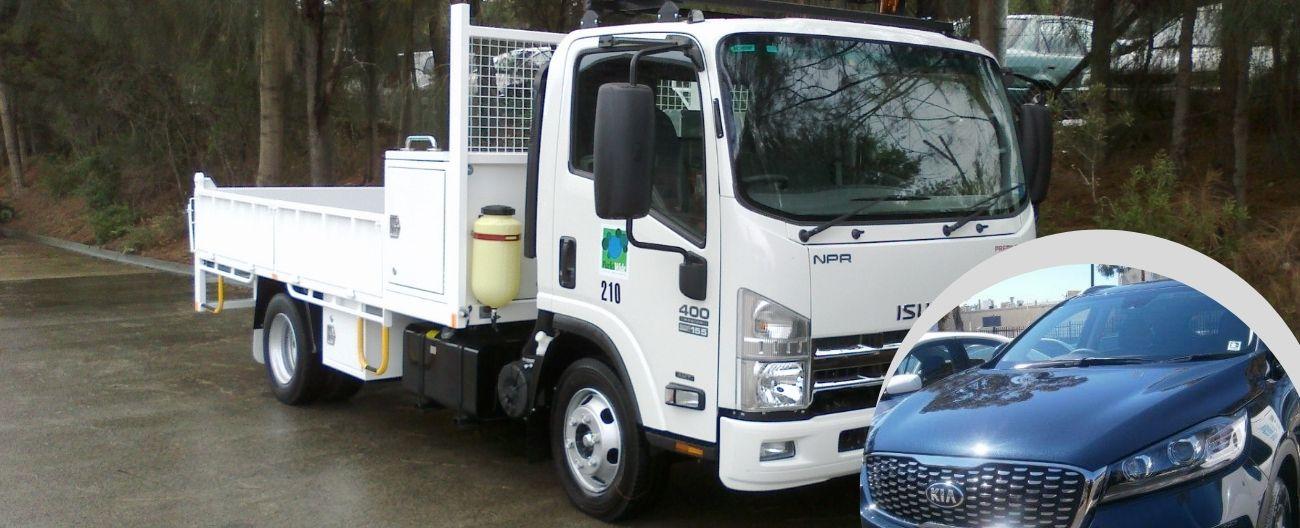 Council vehicles