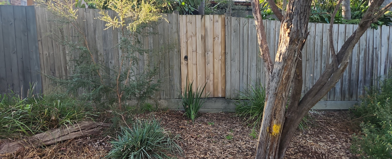 Gate from private property to Council reserve