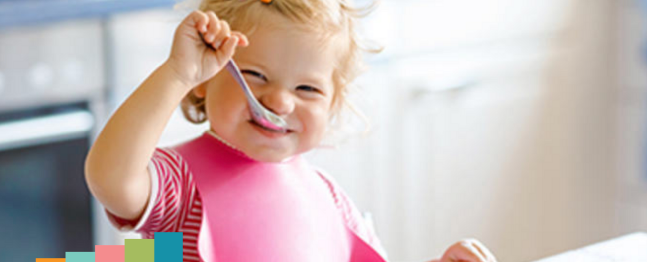 Toddler eating