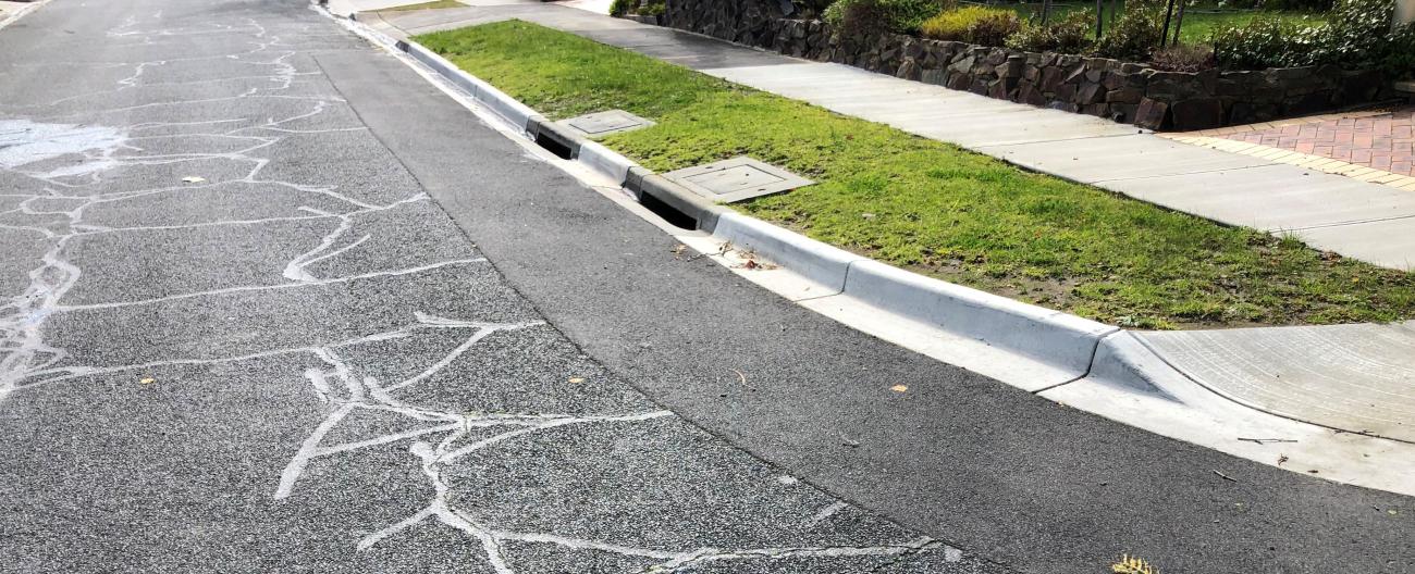 Image of Drain in road reserve