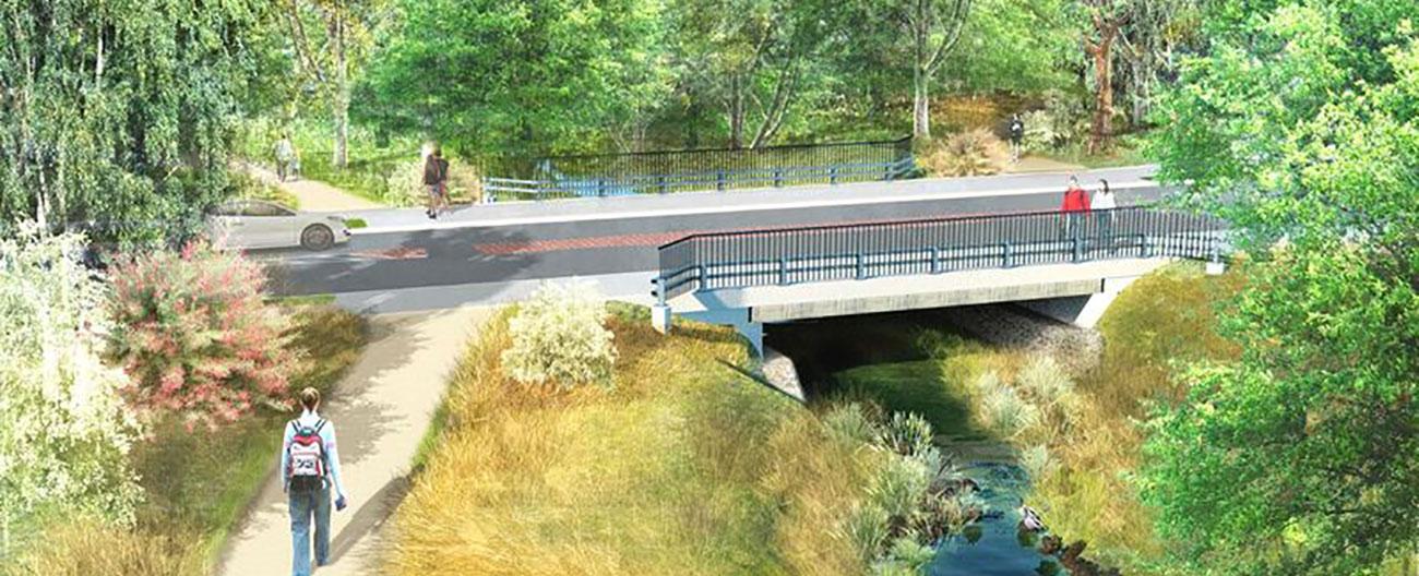 Main street bridge artists impression