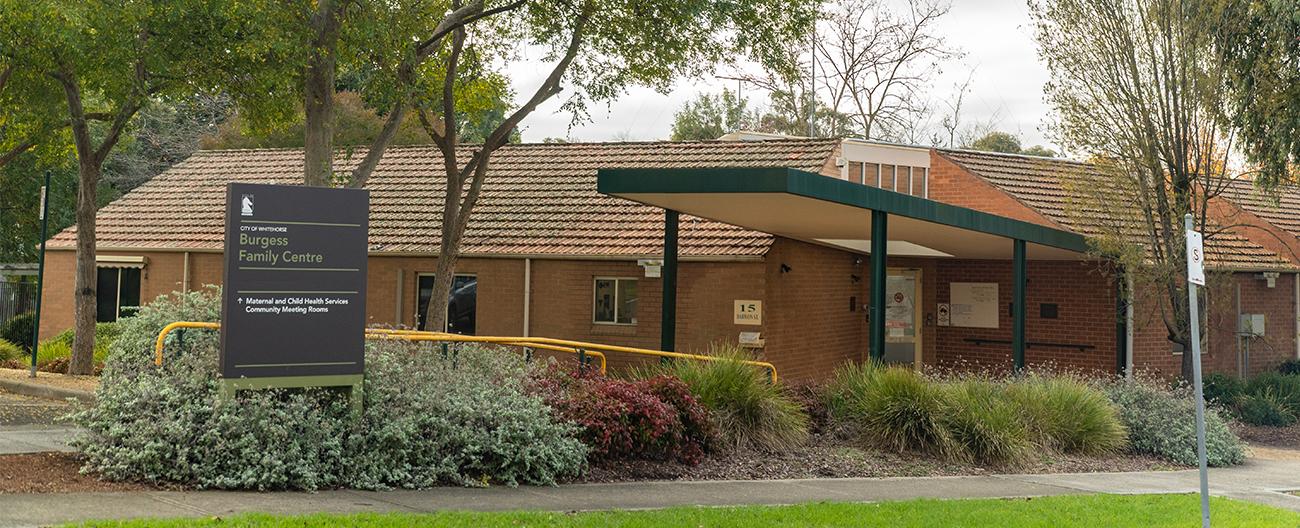 Burgess Family Centre banner