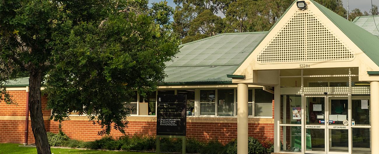 Box Hill South Family Centre banner