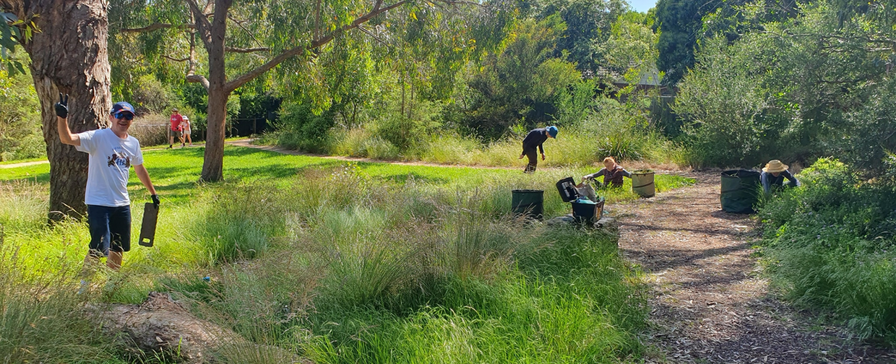 Working Bee Volunteers of a Parkland Advisory Committee