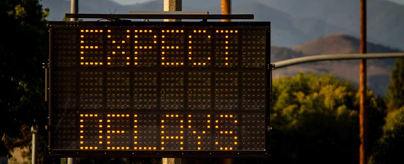 Photo of delays expected sign
