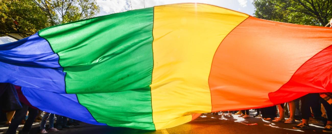 Gender diversity rainbow flag